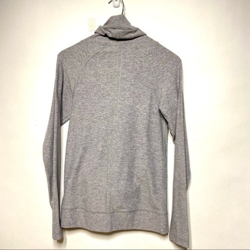 Lululemon Make A Move Long Sleeve in Heathered Battleship 2 - Picture 3 of 11